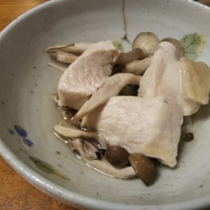 鶏むね肉とキャベツの白だし煮